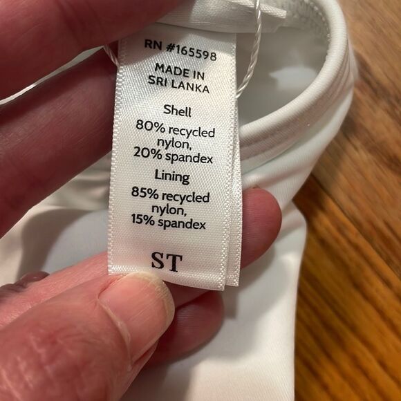 Andie The Amalfi One Piece LT Swimsuit White Size S Tall NWT long torso‎ - Picture 6 of 7